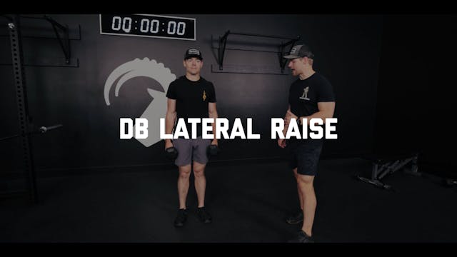 FORM - DB Lateral Raise