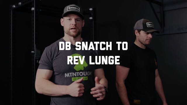 FORM - DB Snatch to Rev Lunge