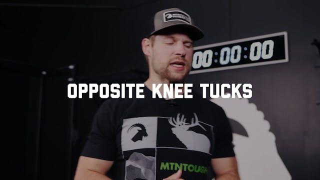 FORM - Opposite Knee Tucks