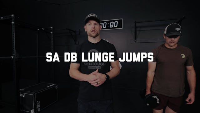 FORM - SA DB Lunge Jumps