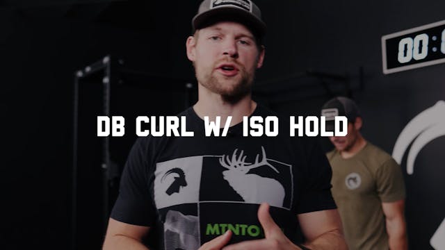 FORM - DB Curl with Iso Hold