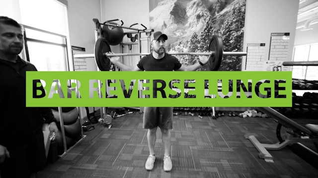 MTNTOUGH Form - BAR REVERSE LUNGE