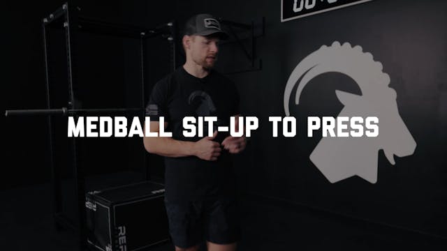 FORM - Medball Sit-up to Press