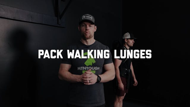 FORM - Pack Walking Lunges