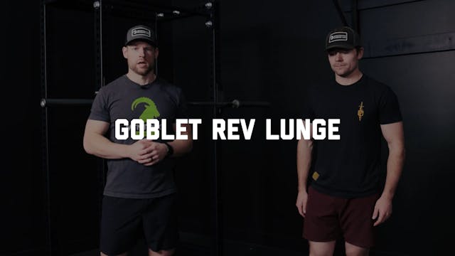 FORM - Goblet Rev Lunge