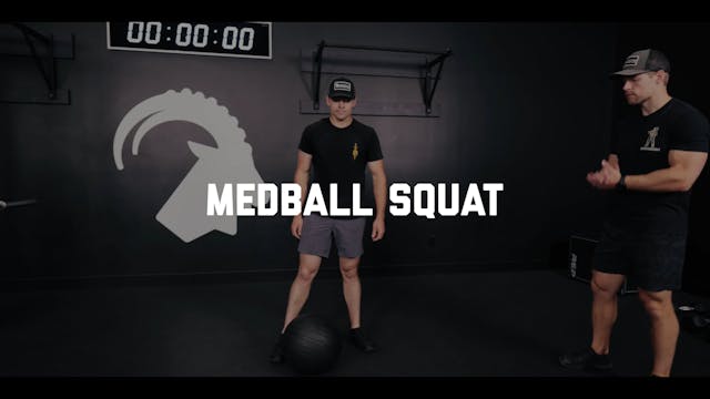 FORM - Medball Squat