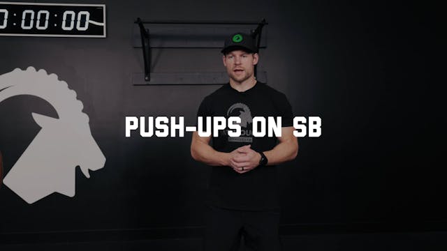 FORM - Push-ups on SB