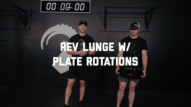 FORM - Rev Lunge w: Plate Rotations