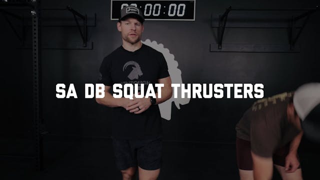 FORM - SA DB Squat Thrusters