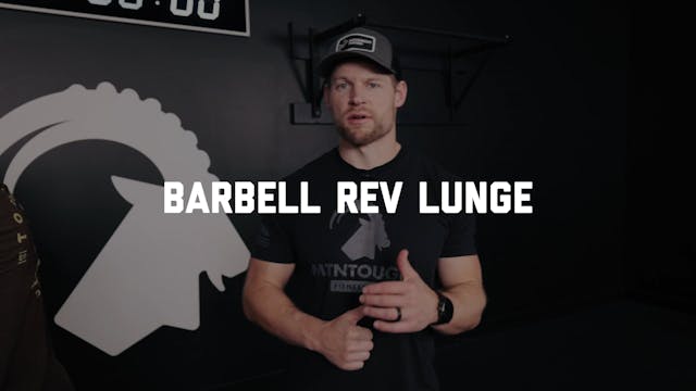 FORM - Barbell Reverse Lunges