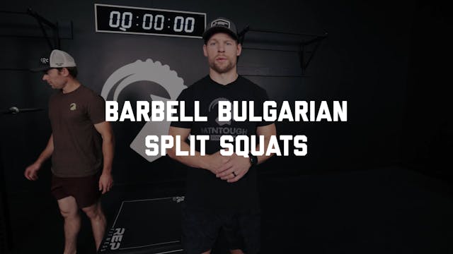 FORM - Barbell Bulgarian Split Squats