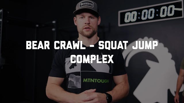 FORM - Bear Crawl - Squat Jump Complex