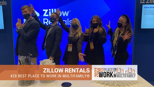 #28 Best Place to Work Multifamily® 2022 - Zillow Rentals