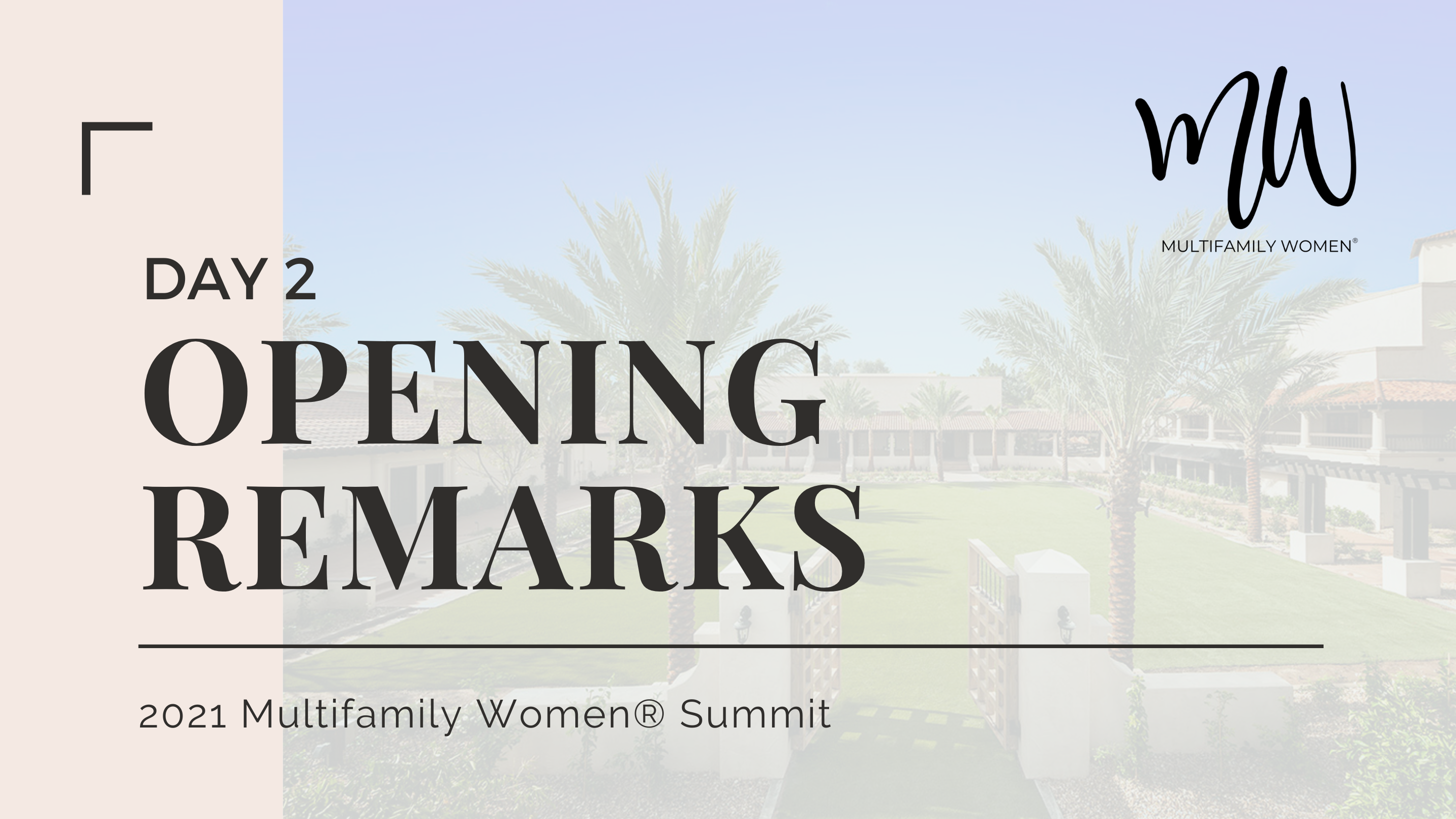 Day 2 Opening Remarks