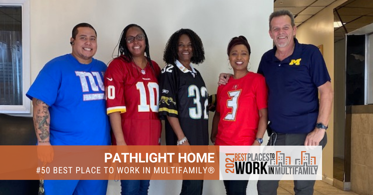 #50 Best Places to Work Multifamily® 2021 - Pathlight HOME