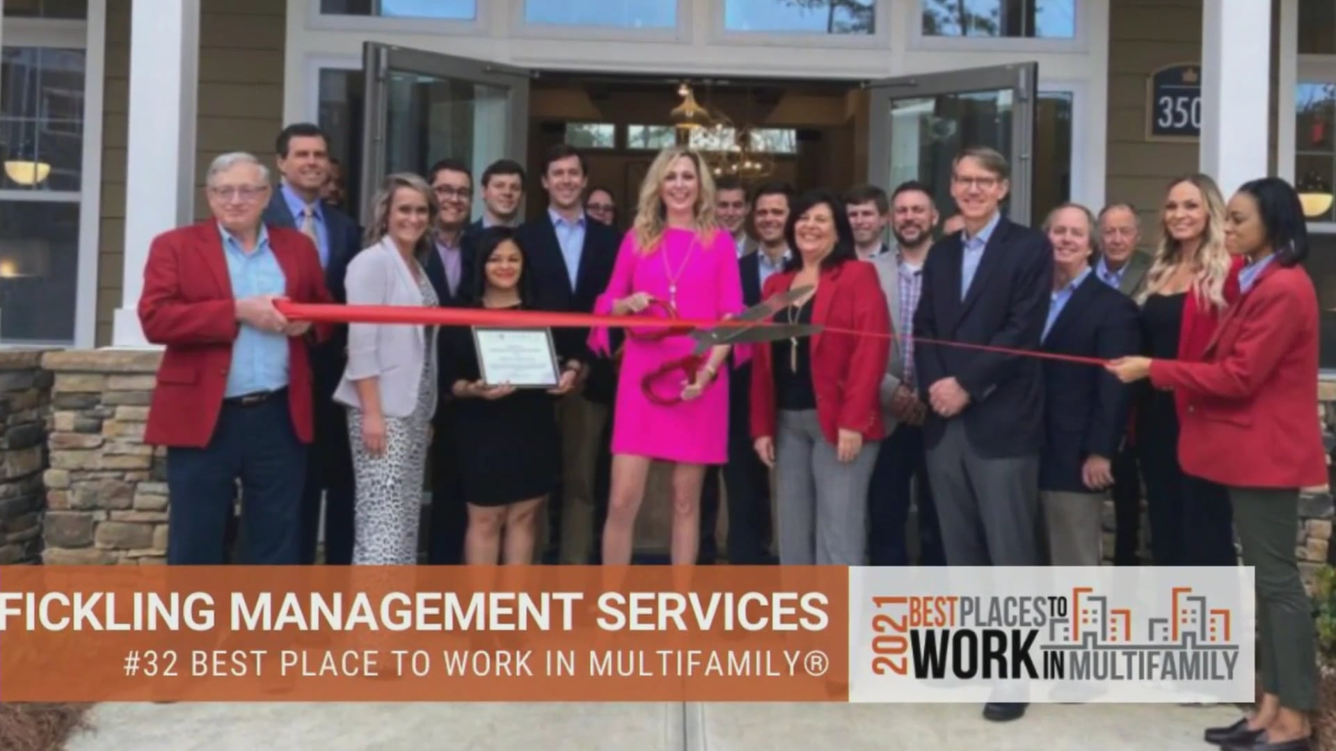 #32 Best Places to Work Multifamily® 2021 - Fickling Management Services