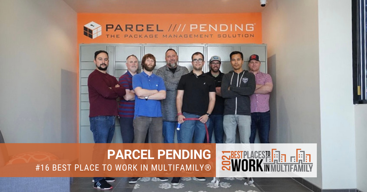 #16 Best Places to Work Multifamily® 2021 - Parcel Pending