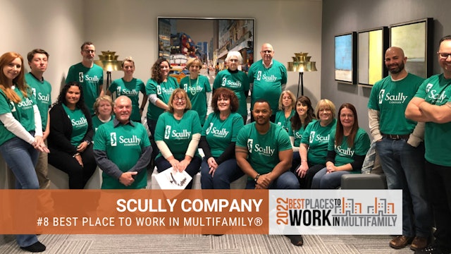 #8 Best Place to Work Multifamily® 2022 - Scully Company