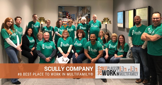 #8 Best Place to Work Multifamily® 2022 - Scully Company