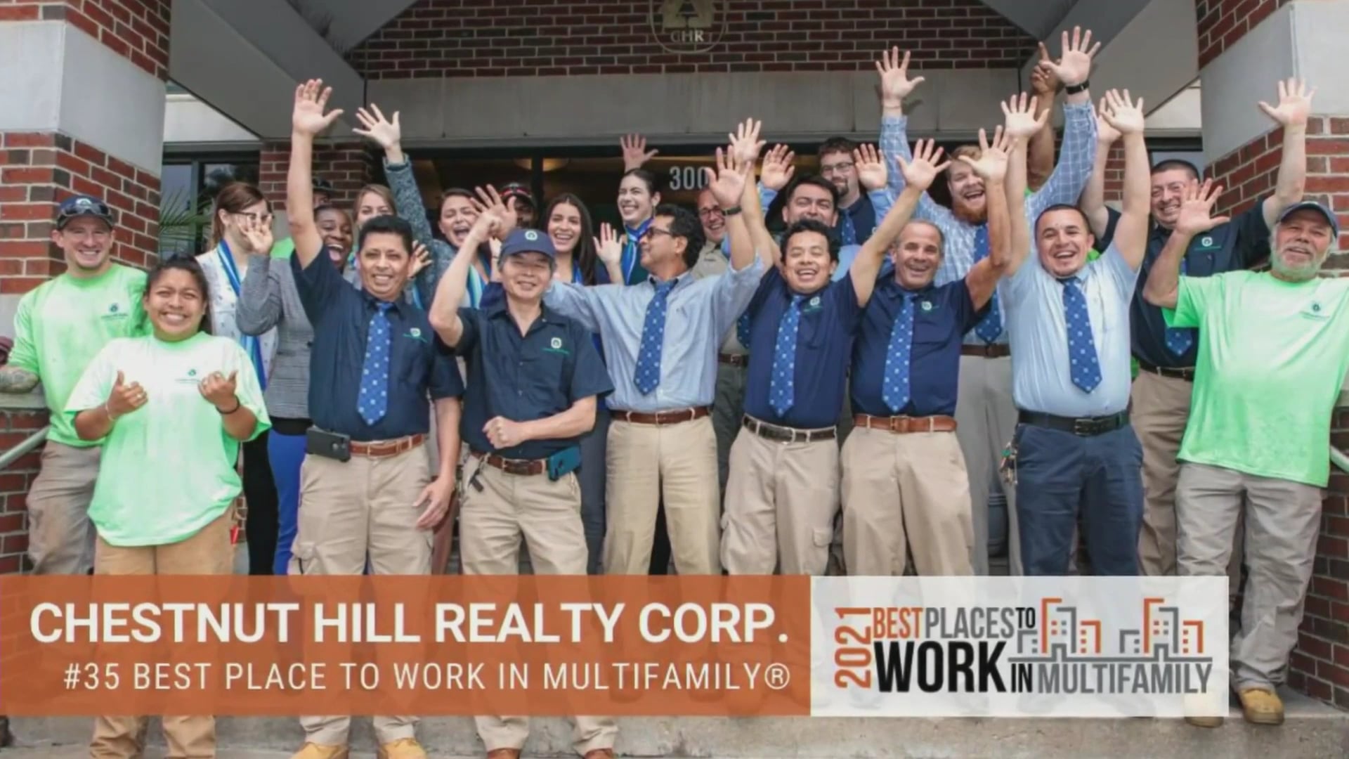 #35 Best Places to Work Multifamily® 2021 - Chestnut Hill Realty Corp.