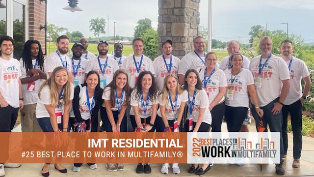 #25 Best Place to Work Multifamily® 2...