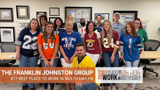 #17 Best Place to Work Multifamily® 2...
