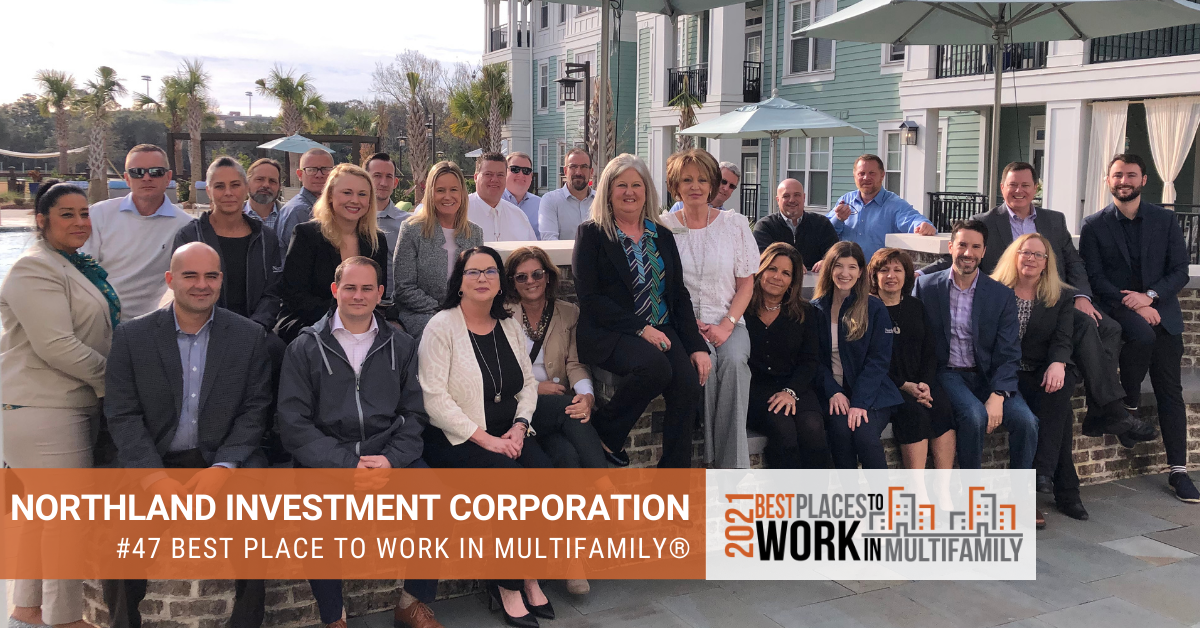 #47 Best Places to Work Multifamily® 2021 - Northland Investment Corporation