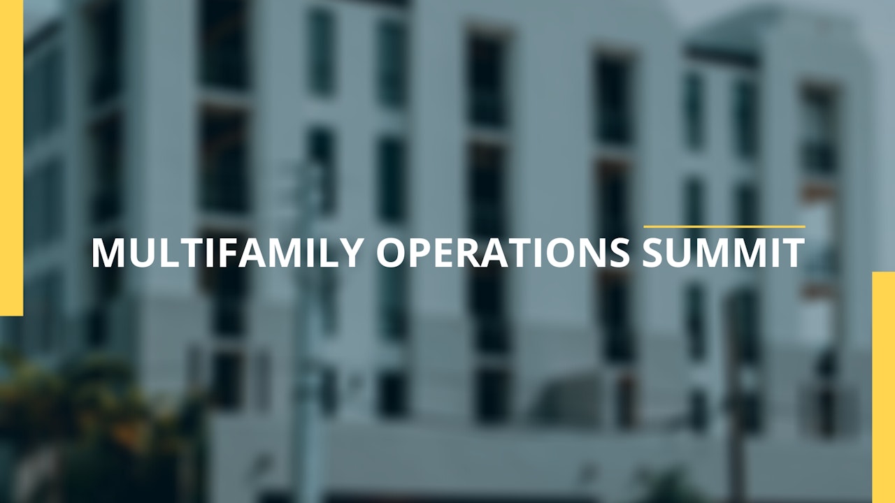 2020 Multifamily Operations Summit