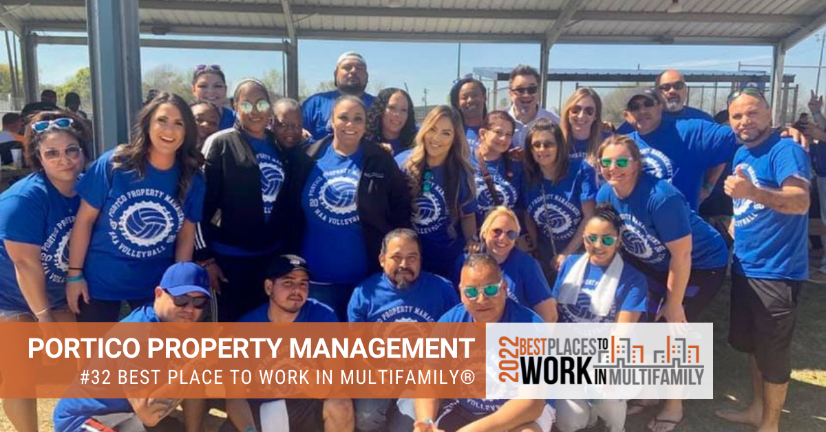 #32 Best Place to Work Multifamily® 2022 - Portico Property Management