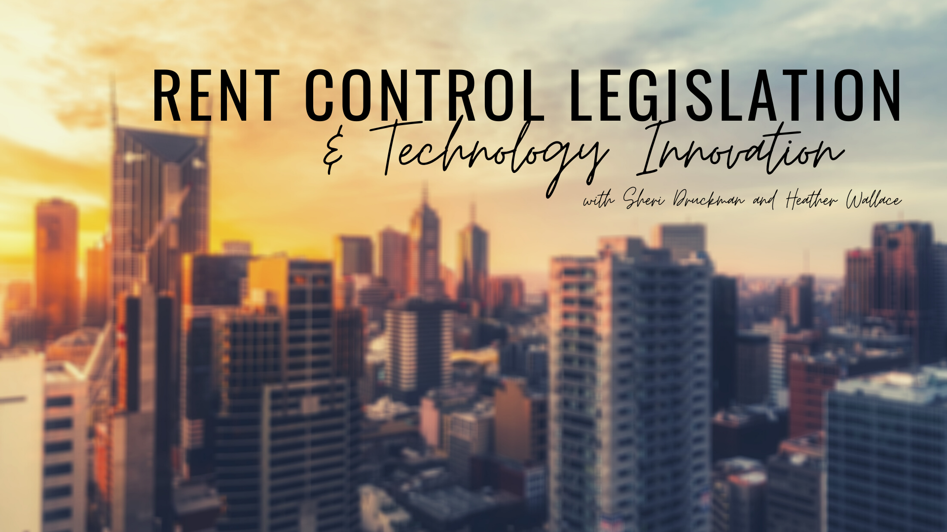 Rent Control Legislation and Technology Innovation