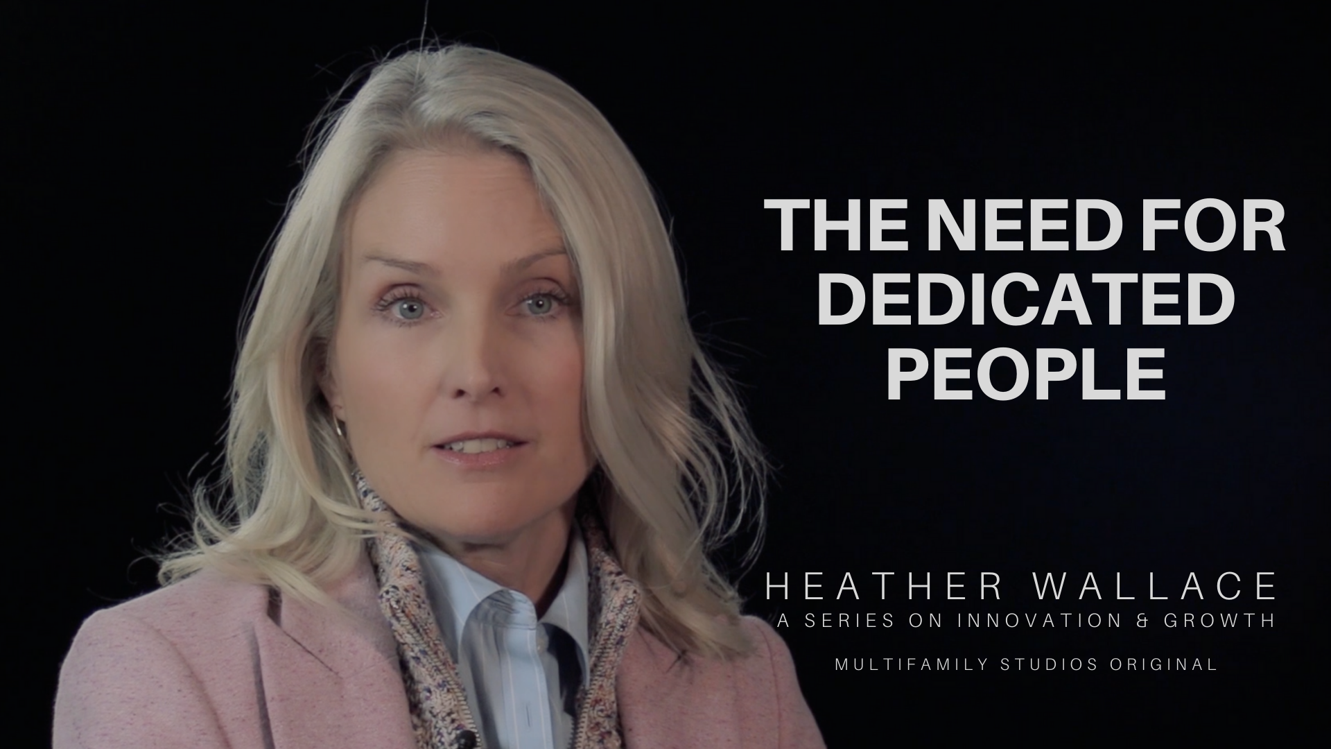 The Need for Dedicated People