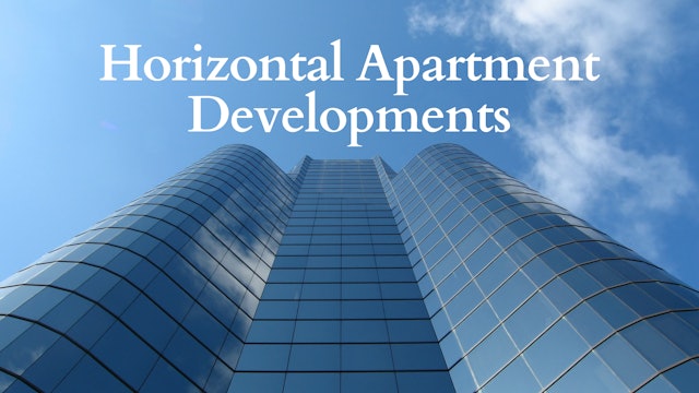 Horizontal Apartment Developments