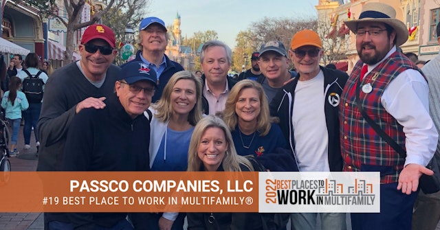 #19 Best Place to Work Multifamily® 2022 - Passco