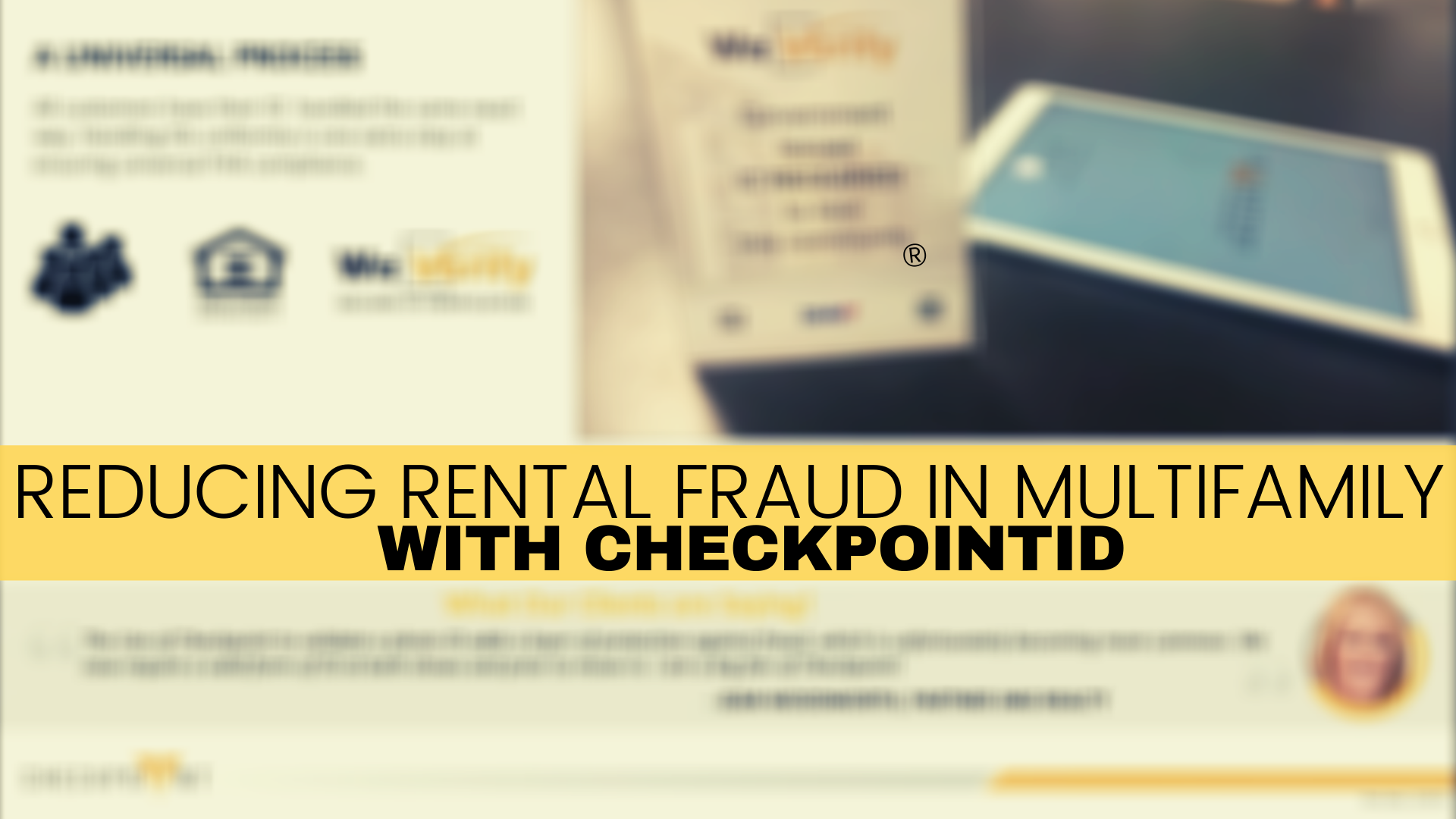 Reducing Rental Fraud in Multifamily with CheckpointID