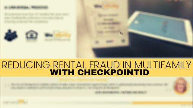 Reducing Rental Fraud in Multifamily with CheckpointID