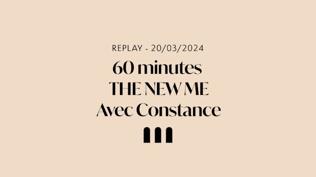 The New Me LIVE mercredi 20/03 9h ave...