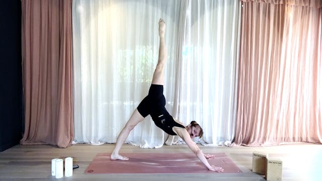 Yoga Vinyasa (English), 30 min, Tamara. 