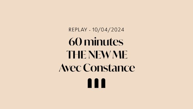 The New Me LIVE mercredi 10/04 9h ave...