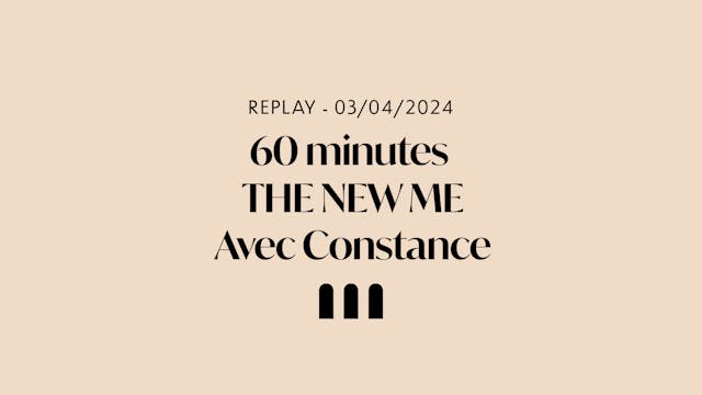 The New Me LIVE mercredi 03/04 9h ave...