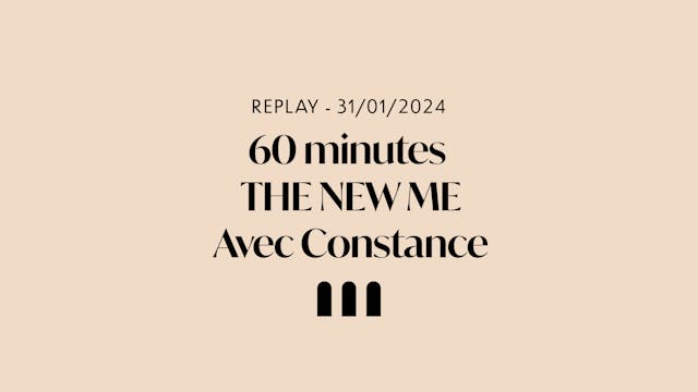 The New Me LIVE mercredi 31/01 9h ave...