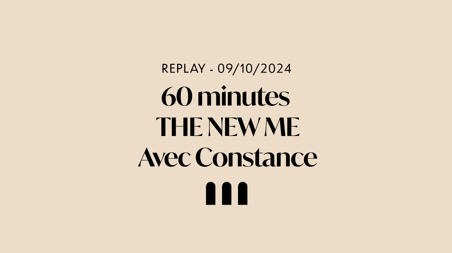 The New Me LIVE mercredi 09/10 9h avec Constance 
