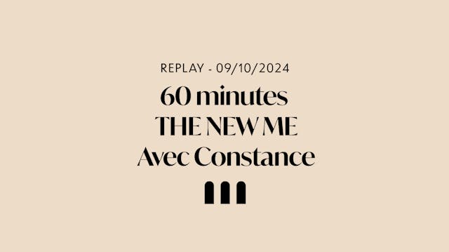 The New Me LIVE mercredi 09/10 9h ave...