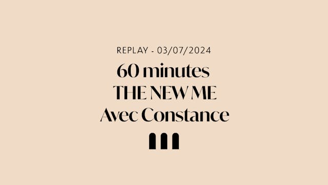 The New Me LIVE mercredi 03/07 9h ave...