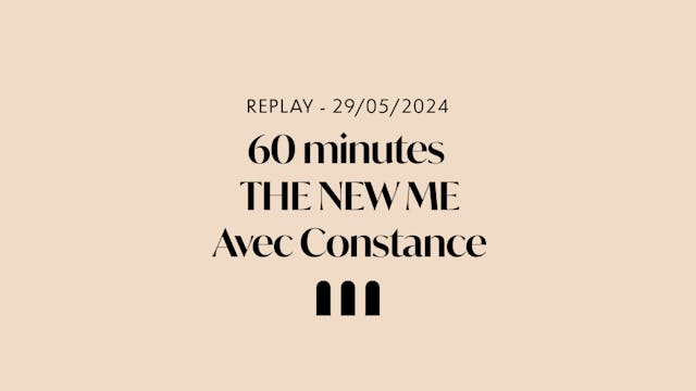 The New Me LIVE mercredi 29/05 18h av...