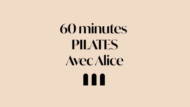 Pilates, 60 min, Alice