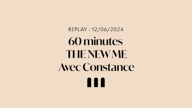 The New Me LIVE mercredi 12/06 9h ave...