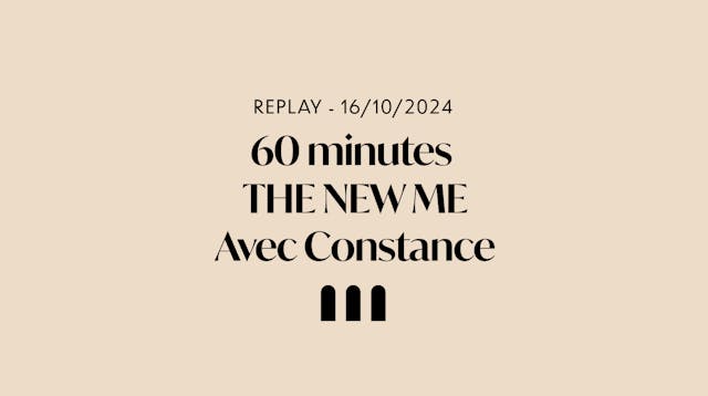The New Me LIVE mercredi 16/10 9h ave...