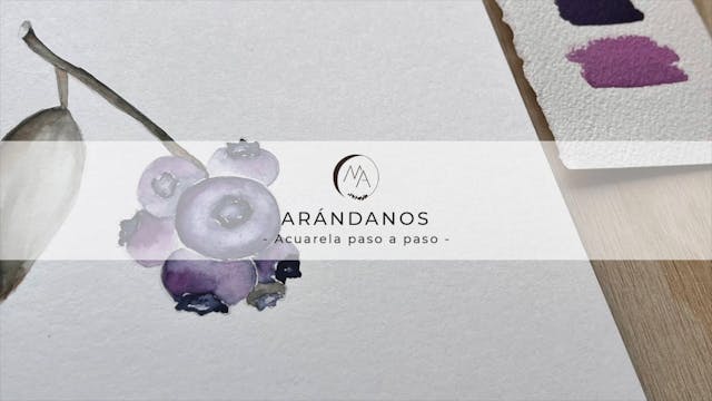 Clase de acuarela- Arándanos
