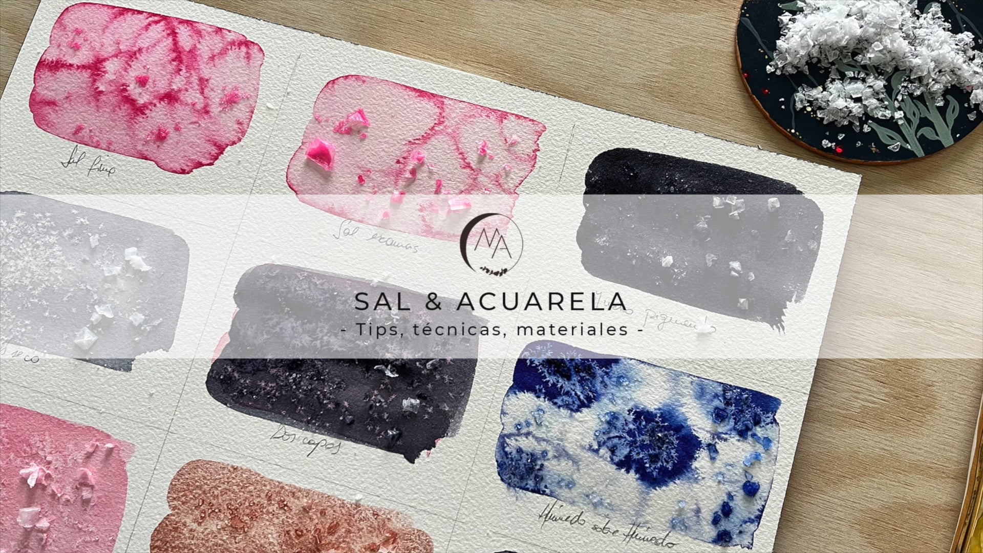 Efectos sal en acuarela