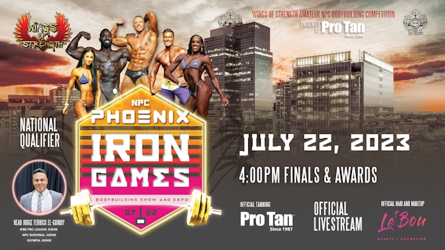 Finals - The 2023 Pro Tan NPC Phoenix Iron Games